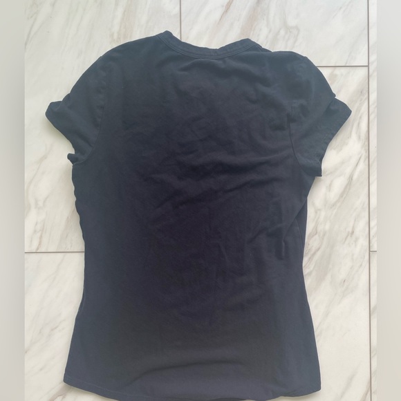 Black short sleeve top by INC - Picture 2 of 3